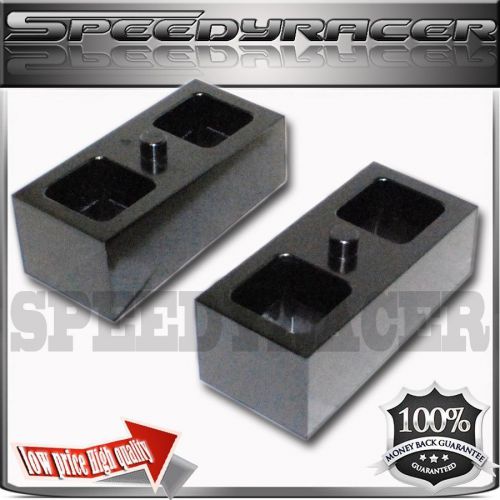 1988-2011 chevy gmc gm 3&#034; rear lift aluminum billet black block