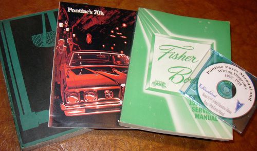 1970 pontiac service manual 4 vol set gto lemans t37 tempest judge catalina sc