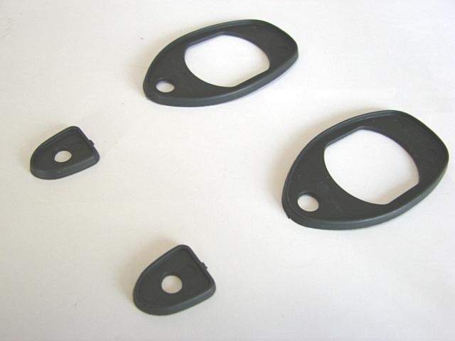 Set rubber seals for door handle fiat 500 f-r