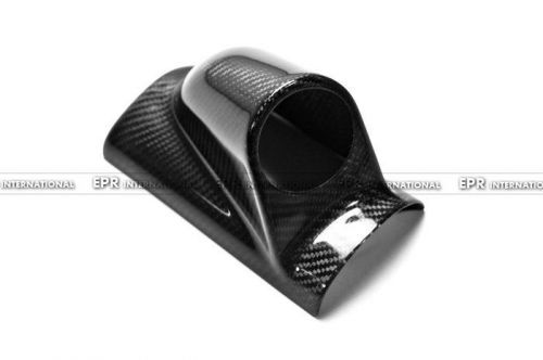 New dash mount triple single gauge pod 52mm for universal car carbon fiber craft