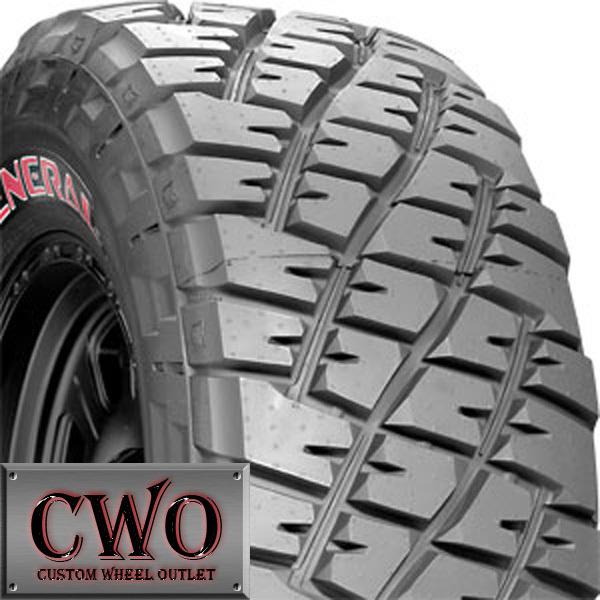 2-new general grabber red letter 315/75-16 tires r16