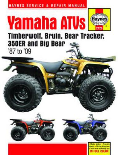 Haynes yamaha yfb &amp; yfm atv repair manual (1987-2009) haym2126