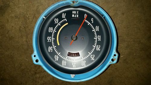 1972-74 corvette original tachometer assembly