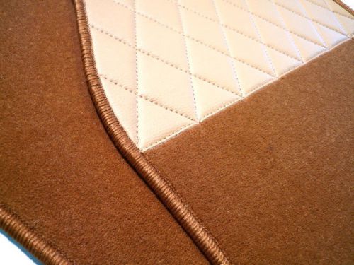 Opel kadett b sedan 1965-1973 full carpet set brown/tan velours