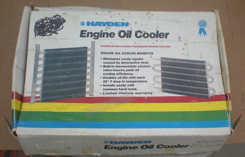 Hayden engine oil cooler kit #457 - opened box - partial kit - nice