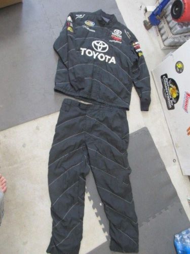 Nascar race used crew suit 2 pc sfi 3/2a-5 oakley truck series (#103)