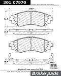 Centric parts 301.07970 front premium ceramic pads