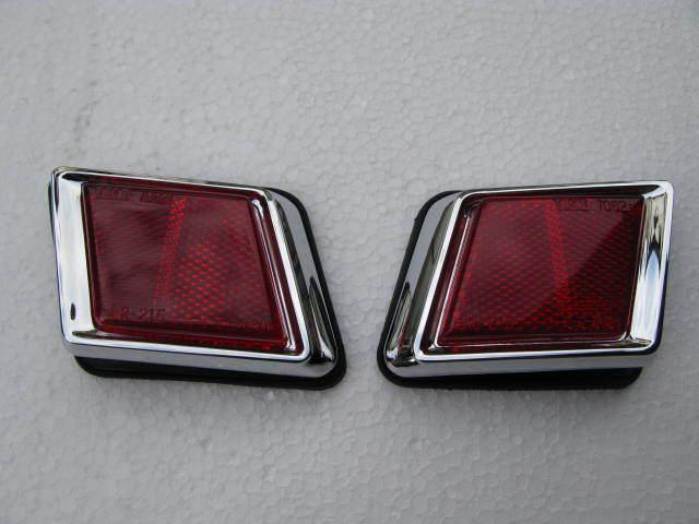 Datsun nissan cedric 260c 280c 330c reflector l,r, genuine parts, new old stock