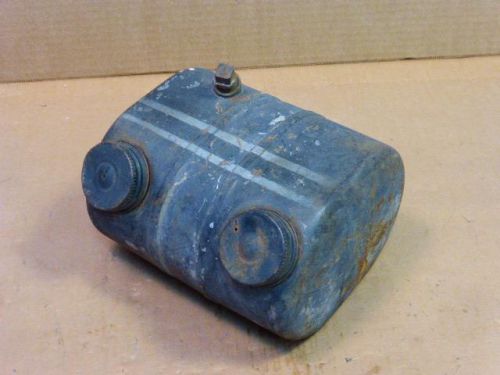 Vintage mini bike go kart dual chamber fuel / oil tank