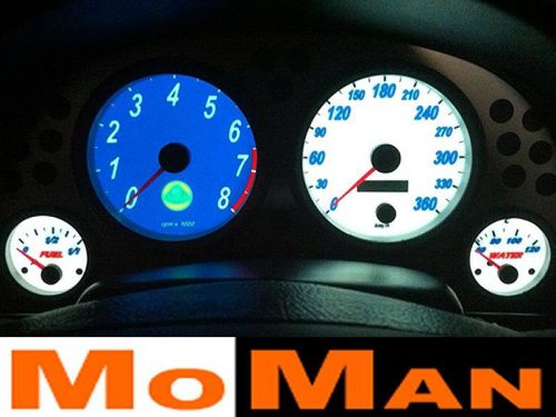 1993-2004 lotus esprit glow gauges plasma dials plasma tacho shift glow 5th gen