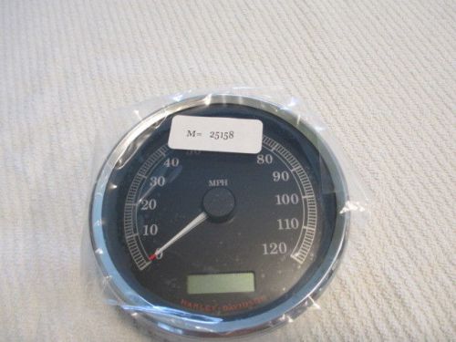 New harley-davidson speedo, 5&#034;, mph, black face pn# 67033-04b