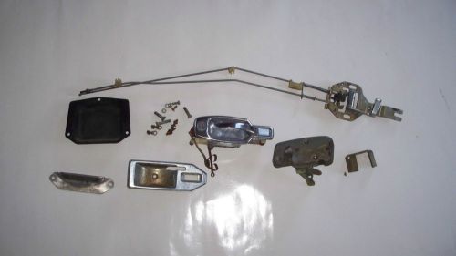 Triumph spitfire exterior-interior door handle set