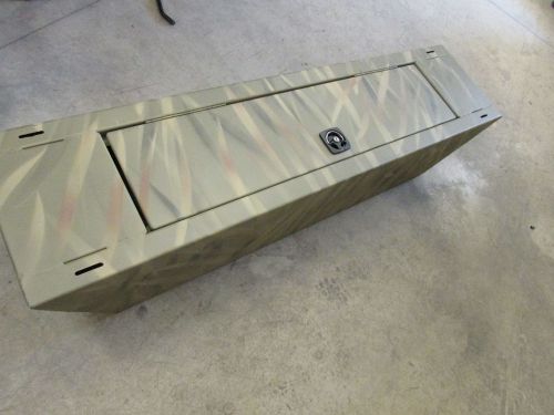 Tracker marine jon boat camo storage compartment lockable