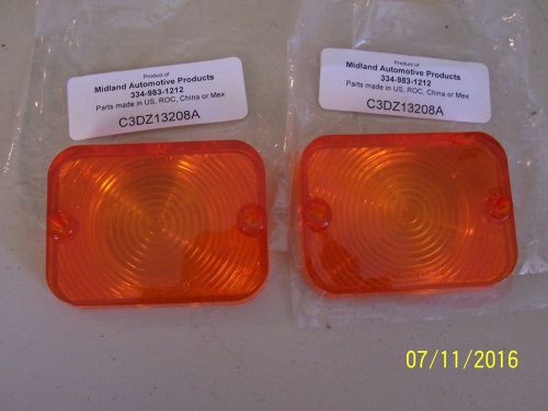 New 1963 1964 1965 ford falcon turn signal p.l. lenses 1 pr sprint ranchero 1962