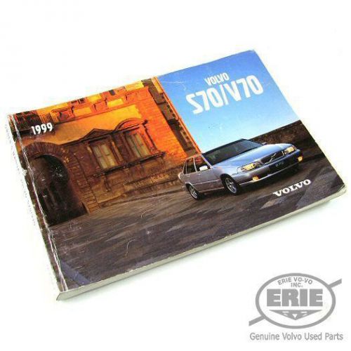 Original volvo owner&#039;s manual for volvo s70/v70 1999