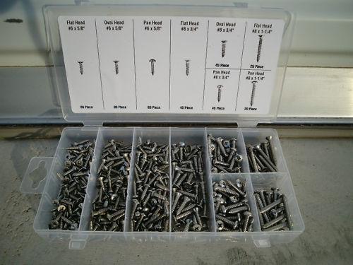 Chevy silverado k5 blazer gmc jimmy 320 piece stainless steel screw kit 