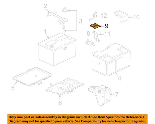 Mitsubishi oem 04-12 galant 2.4l-l4-fuse mn164188