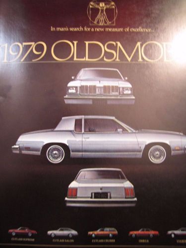 Oldsmobile original sales brochure 1979 full line cutlass supreme omega starfire