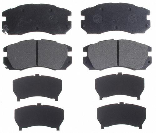 Raybestos sgd563c brake pad or shoe, front-service grade brake pad