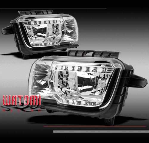 10-13 chevy camaro drl led chrome crystal headlights signal ls lt ss zl1 11 12