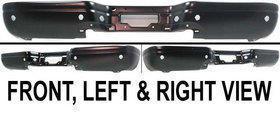 Painted - black new step bumper rear f450 truck f550 f250 f350 ford fo1102347