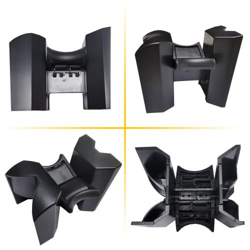 Black cup holder console center insert divider for 2008-2013 toyota highlander