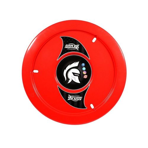 Dirt defender 10120 red wheel cover for modifieds late models stock cars imca