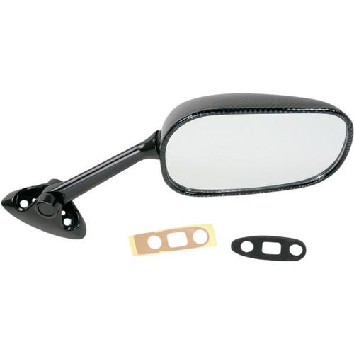 04 05 suzuki gsx-r600 emgo oem replacement carbon fiber right mirror 20-69783