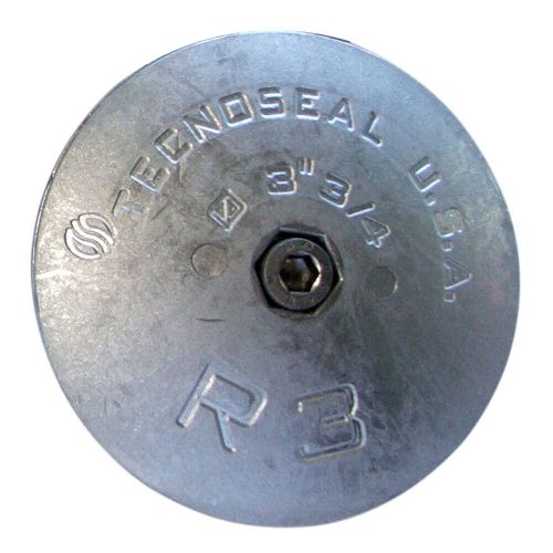 Tecnoseal r3 rudder anode - zinc - 3-3/4&#034; diameter