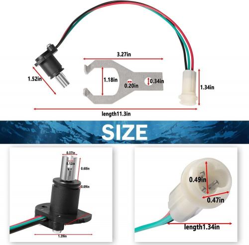 Potentiometer trim sensor kit for volvo penta sterndrives kad42p-a 22314183