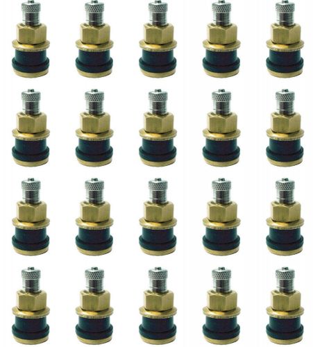 Metal valve stems 20 pack for racing wheels with 5/8 hole