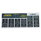 Fits joes racing products joes switch panel labels