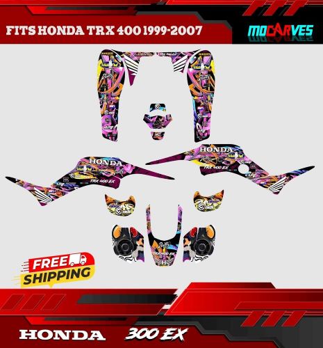 Honda trx 400ex  1999-2007 gráphics kit  decals stickers atv utv