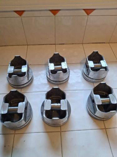 Set of 6 trw l-2328 .030 forged big block chevy pistons (new))