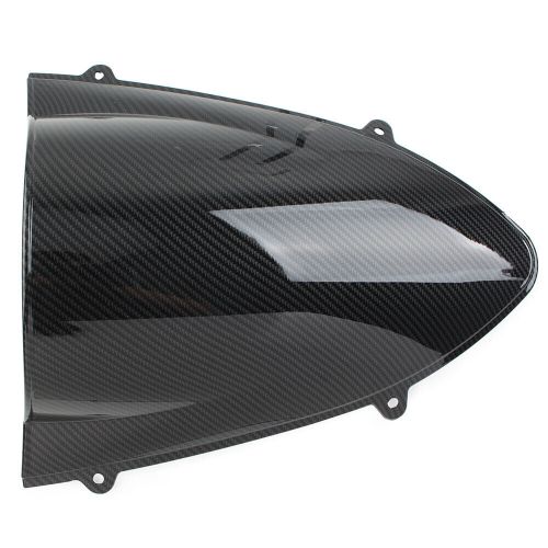 Black carbon fiber abs windshield shield for kawasaki ninja 250 250r ex250 08-12