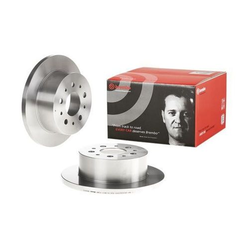 Brembo pair solid brake discs 08.8094.50 - fits citroen, fiat, peugeot