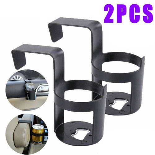 2pcs universal car truck drink water cup bottle can holder door mount stand