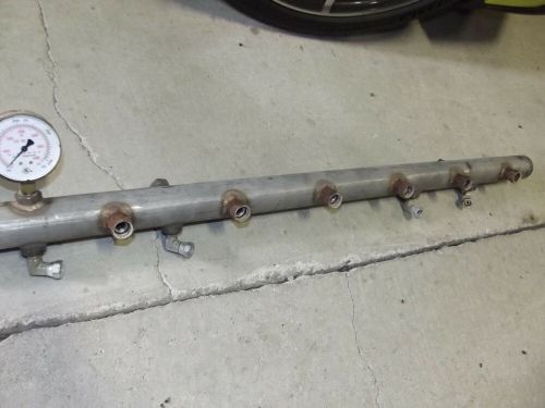 Custom racing stainless pit nitrogen log manifold indycar nascar gt3 race