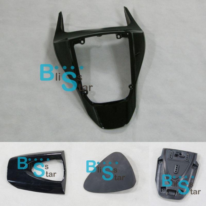 Black tail rear + seat cowling fairing for honda cbr 600 rr cbr600rr 2007-2008