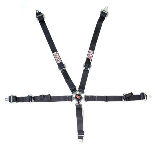 G-force 7460bk junior 5 point harness camlock sfi 16.1 individual harness black