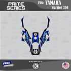 Graphics kit for yamaha warrior 350 16 mil (87-04) prime series - blue