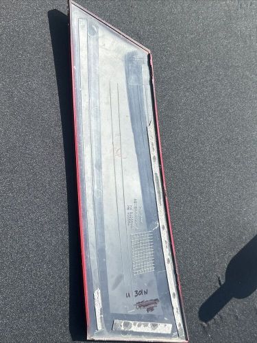 08-12 buick enclave red jewel metallic passenger rear quarter window trim #f5