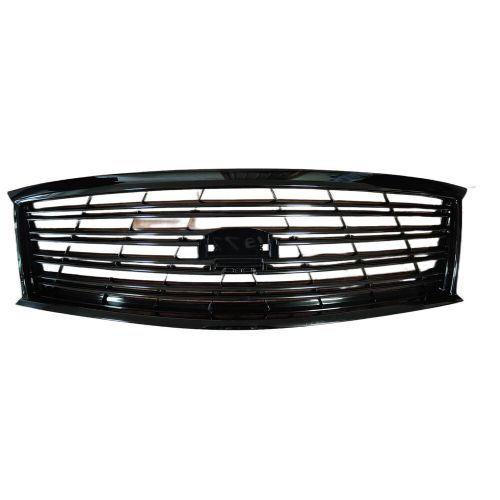 Gloss black front bumper grille mesh for infiniti m37 m56 2011-2013