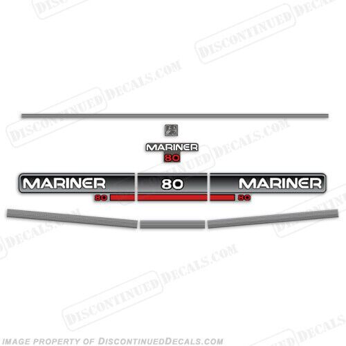 Fits mariner 1994 80hp outboard decal kit