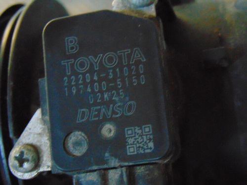 Mass air flow meter 76383ls toyota auris sr 2008