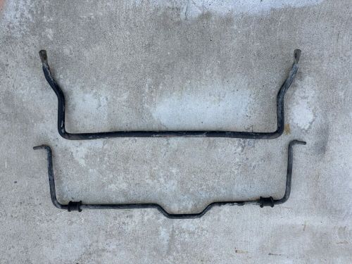 Us market 1988 e28 m5 sway bar set front and rear bmw oem