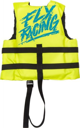 Fly racing child nylon flotation life vest hi-vis/blue