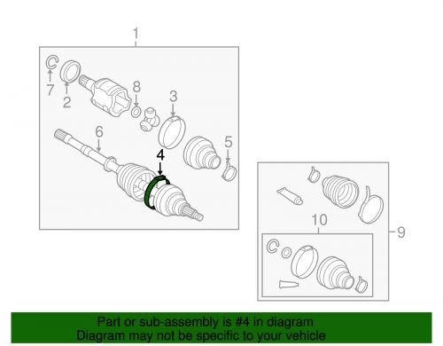 Genuine gm axle assembly clamp 19183733