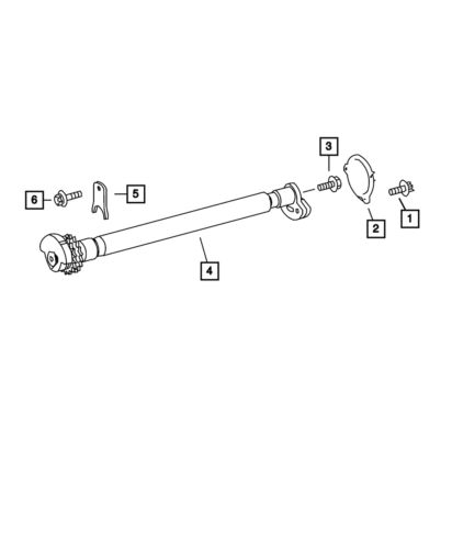 Genuine mopar balance shaft 5175346aa