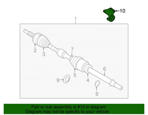 Genuine infiniti support bracket 39780-3ja0a